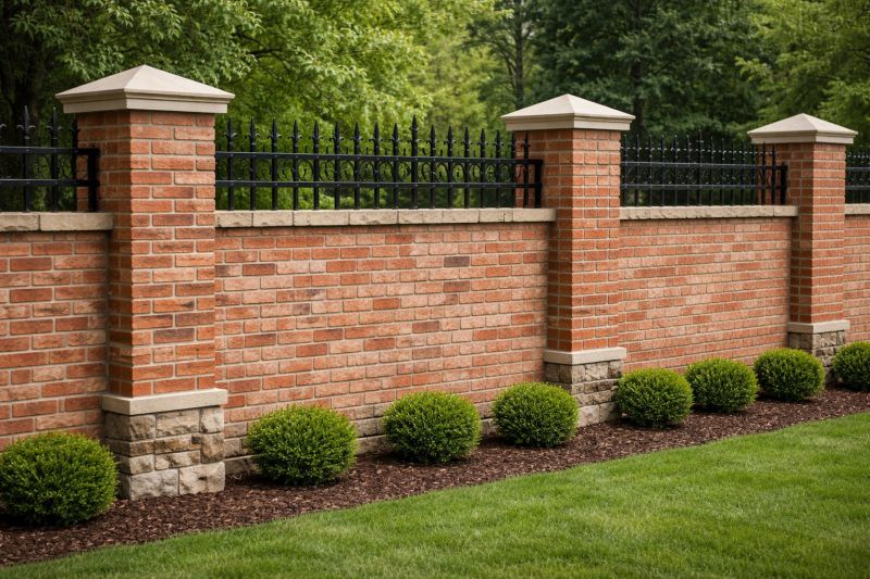 Brick Fence Installation in Fairfield County, CT