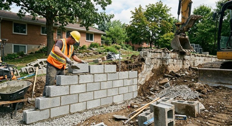 Cinder Blocks Installation in Fairfield County, CT