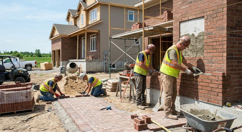 Masonry Steps Installation in Boston, MA