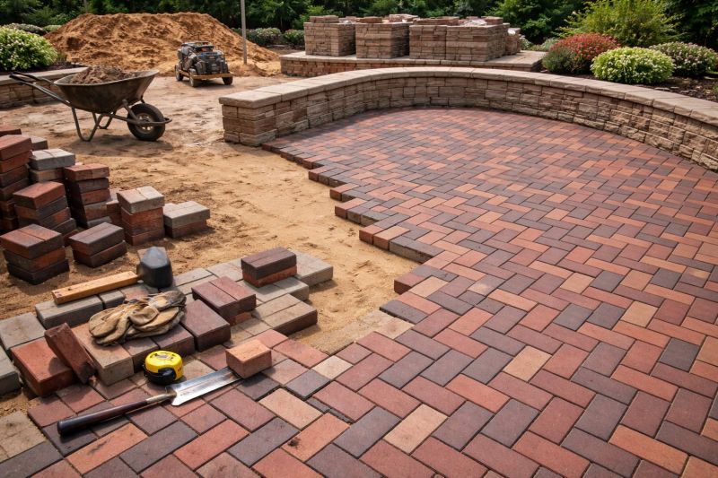 Patio Brick Installation in West Hartford, CT