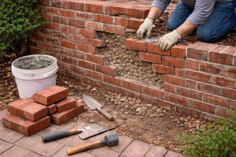Stone Wall Repair in Cleveland, OH